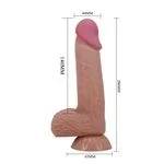 DILDO REALISTA VERTEBRADO PIEL FLEXIBLE - LISLE 4