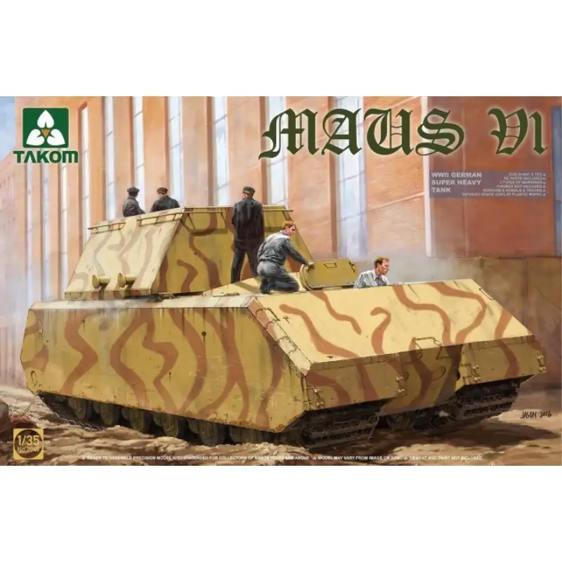 1/35 Takom Maus V1 mit Versuchsturm