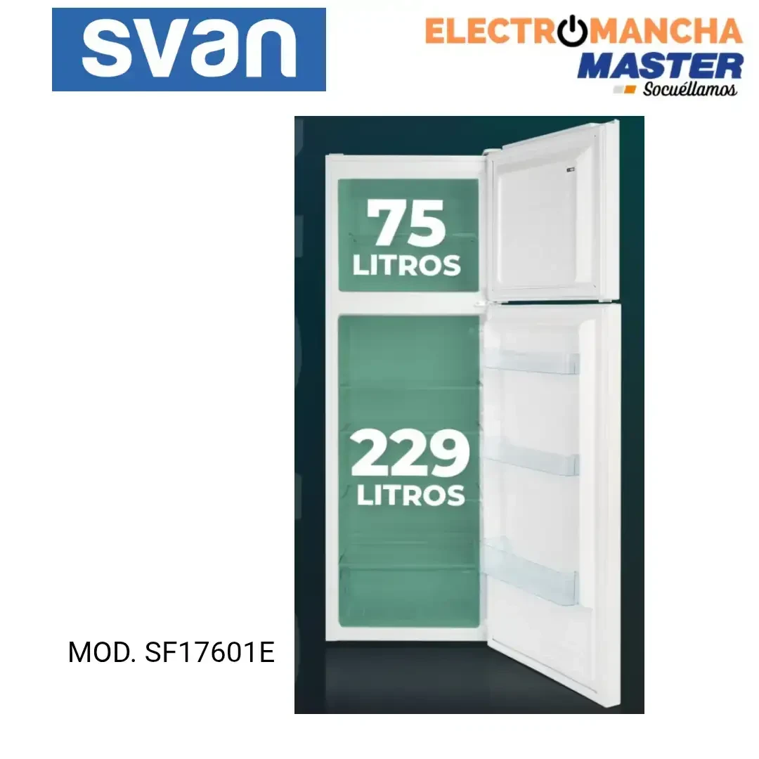 FRIGO 2 PUERTAS SVAN SF17601E CICLICO 1,72*60 E 2