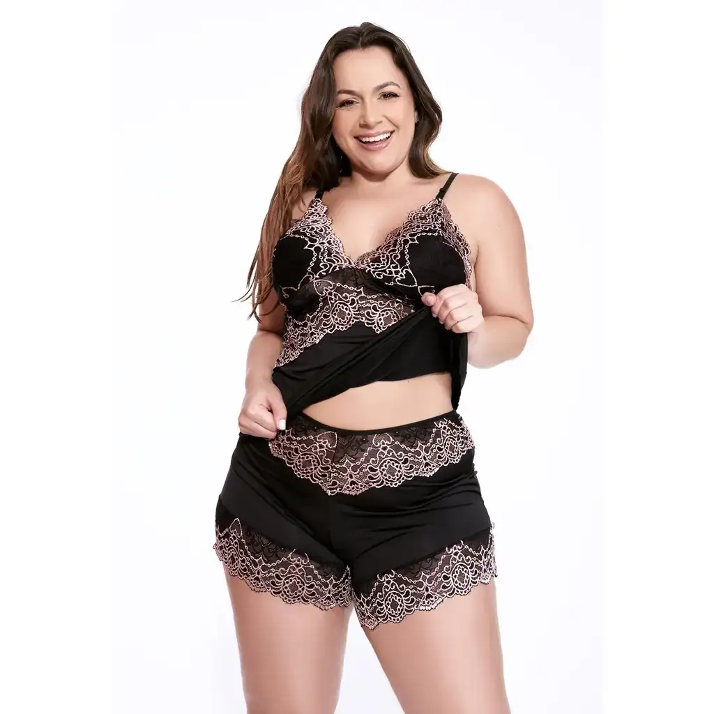 Baby Doll Bicolor Plus Size  2