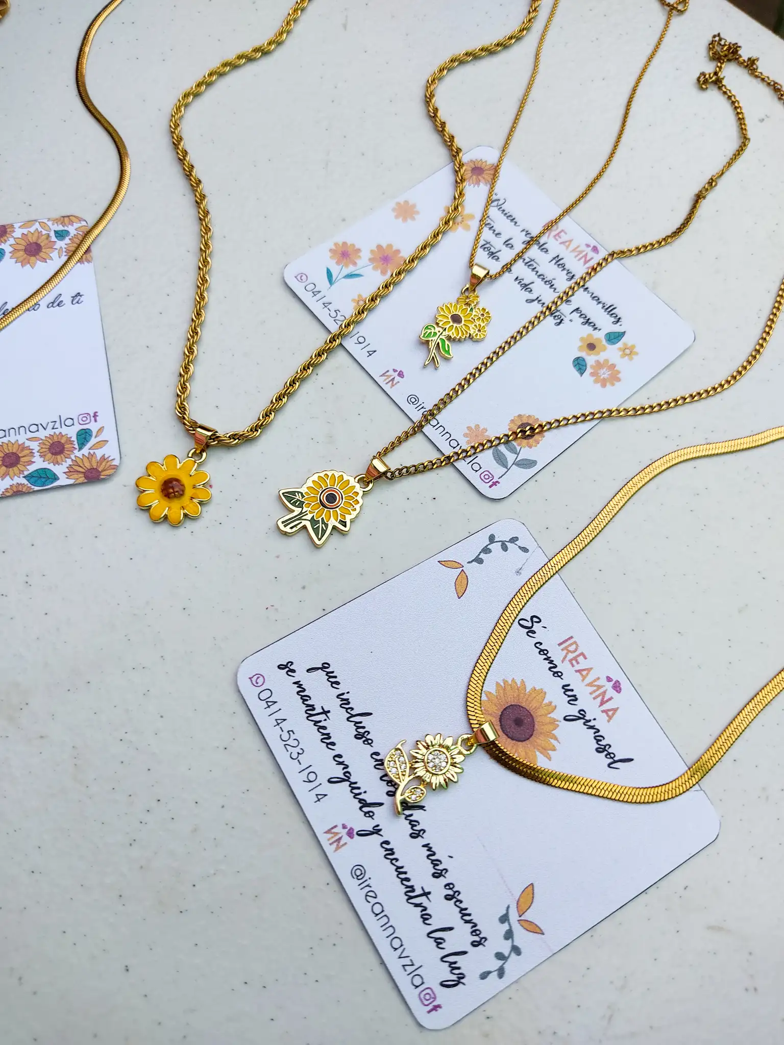 Cadenas de girasol 🌻 2