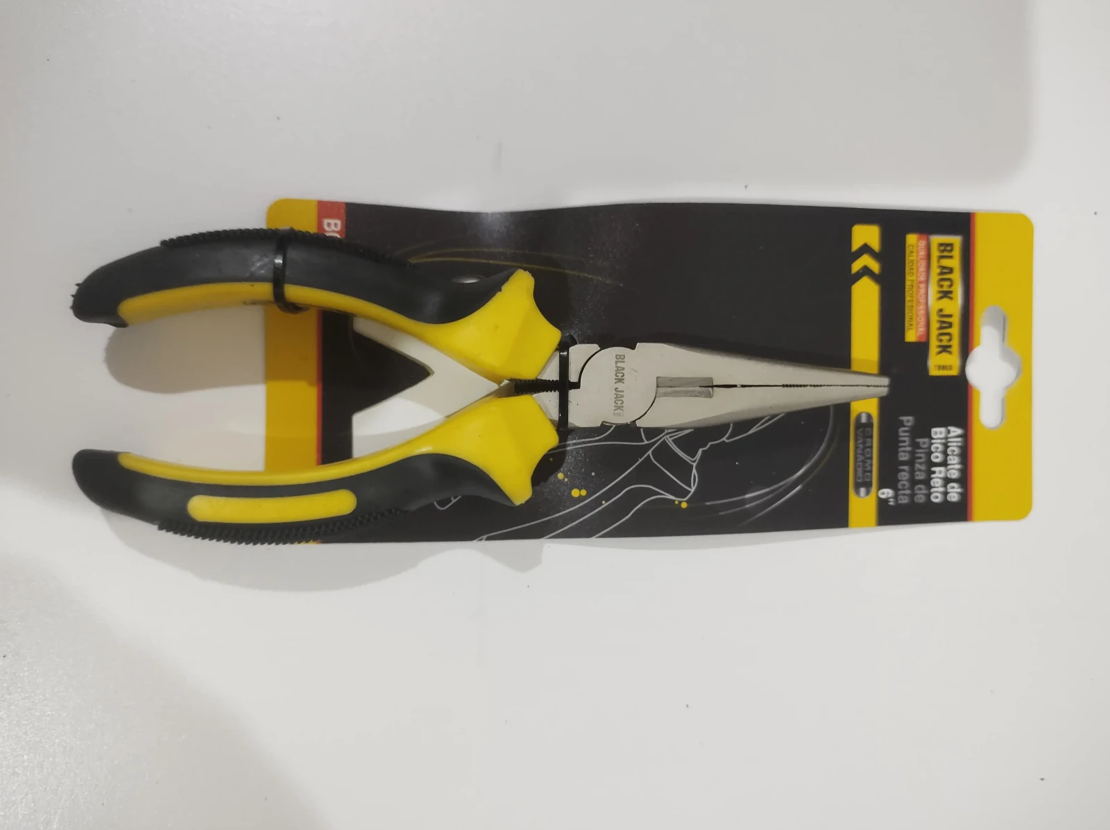 PINZA DE PUNTA RECTA 6"