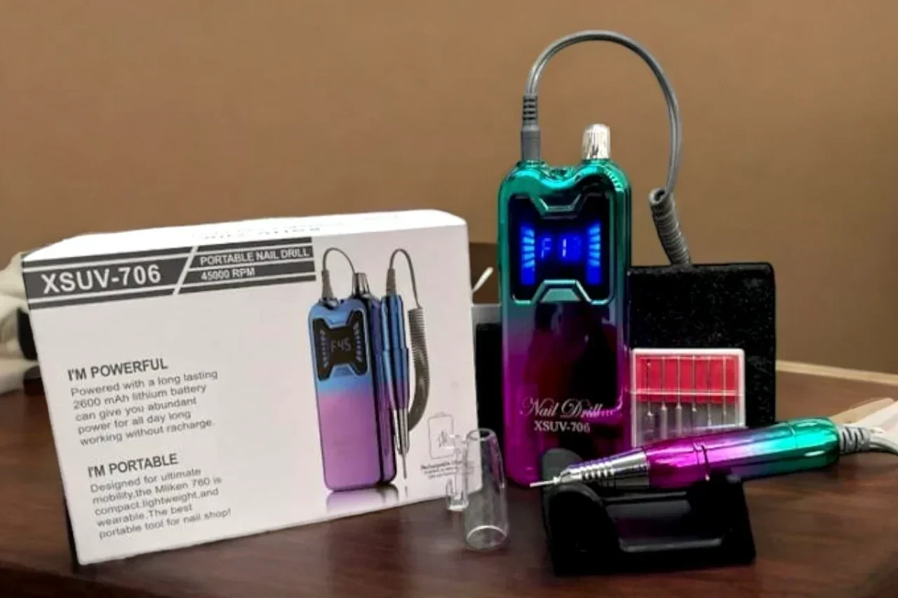 miracle drill para uñas recargable 35.000 rpm xsuv-702