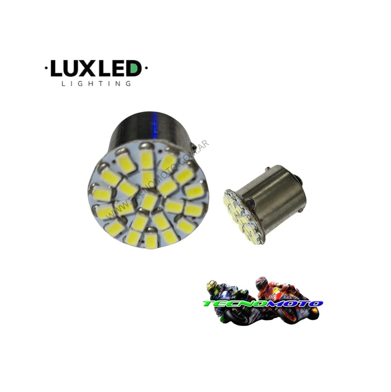LAMPARA LED GIRO 22LED 1P BLANCO LED12821BLA22 X2-50188