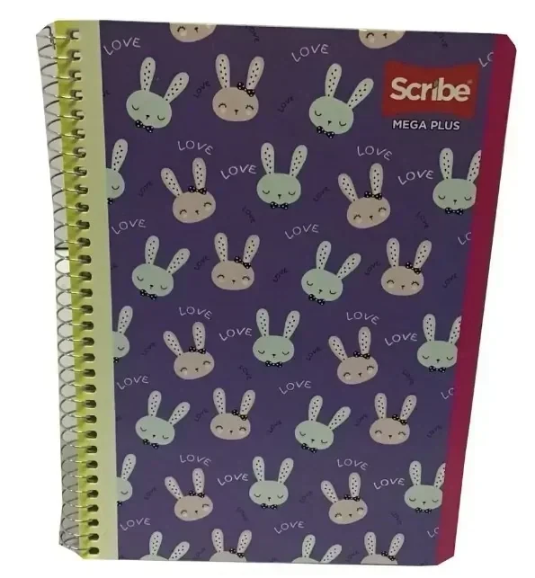 Cuaderno francesa c7 mega 100 hojas espiral  4