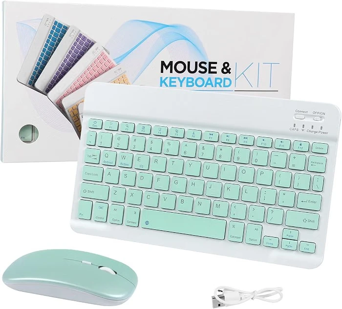 TECLADO  ⌨️ INALÁMBRICO CON MOUSE  3