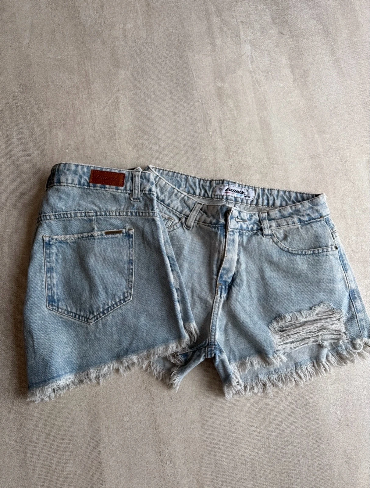 SHORT JEANS CONFORT MATIZADO