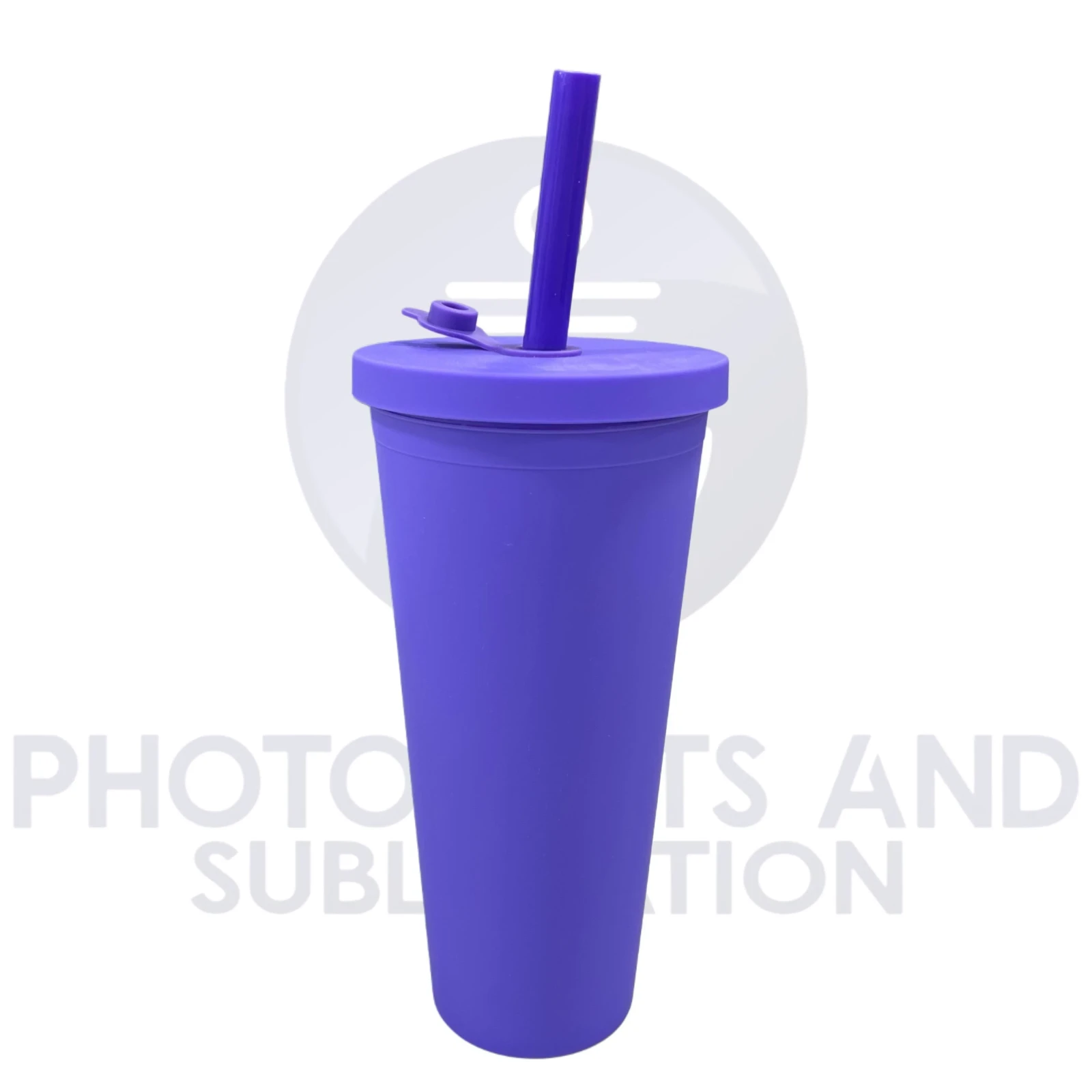 VASO MALTEADA PLASTICO PITILLO