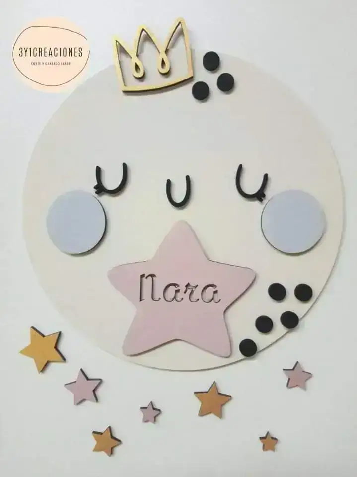 LUNA CON ESTRELLA