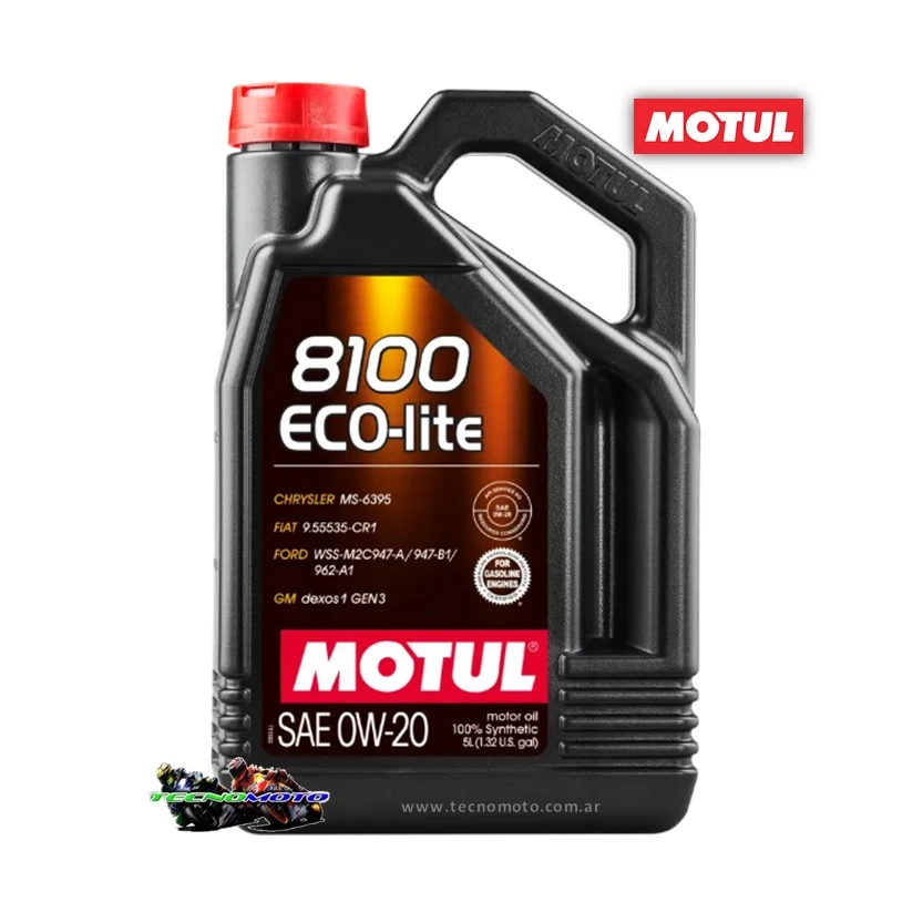 ACEITE MOTUL AUTO 8100 ECO-LITE 0W20 5LT. -11863
