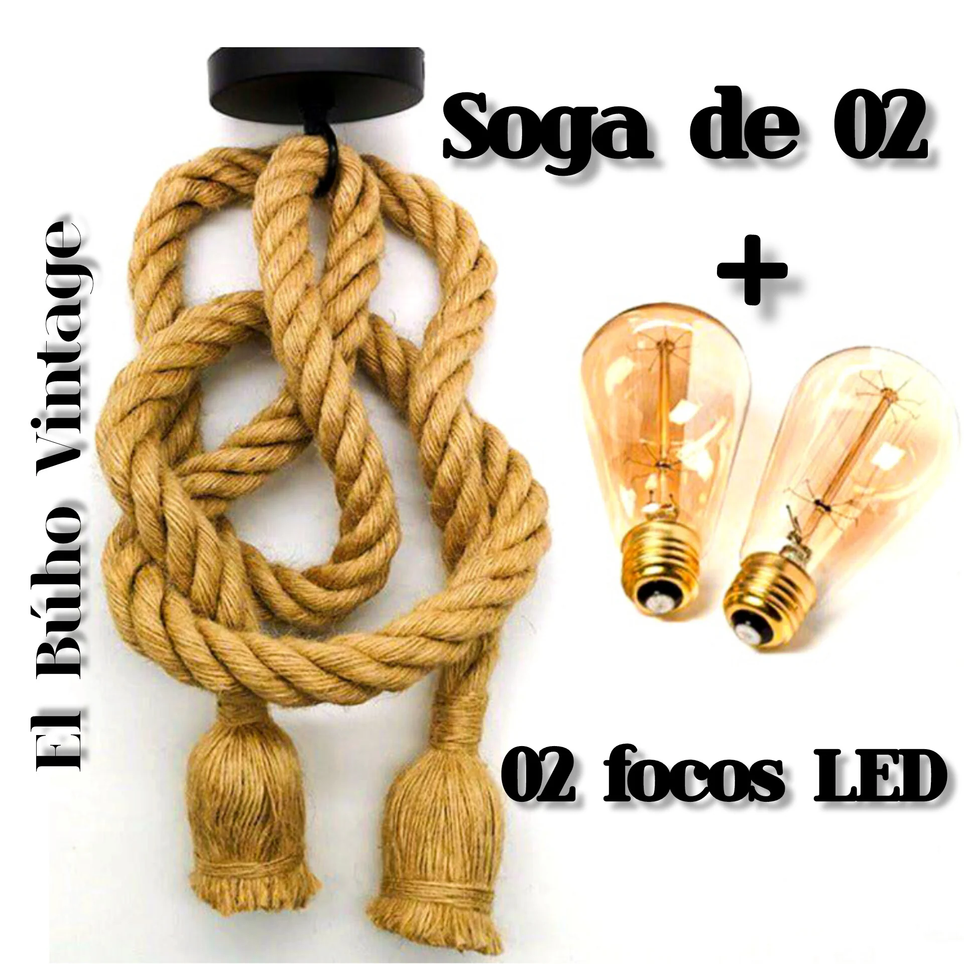 Soga Colgante de Cáñamo  8