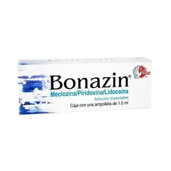 Bonazin (Meclozina, Piridoxina, Lidocaína)