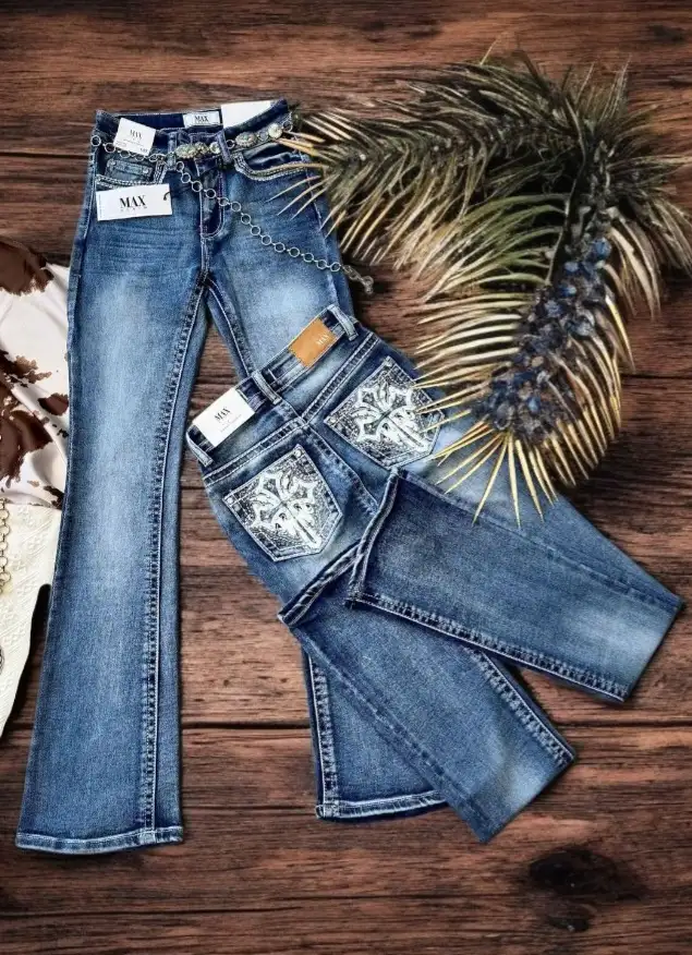PANTALON BORDADO PIEDRAS