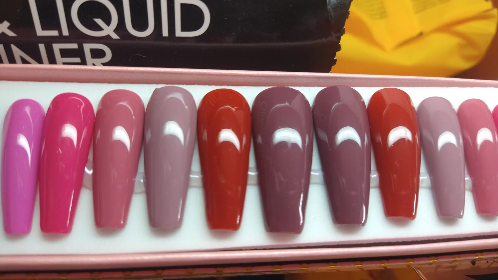 Uñas largas colores 2