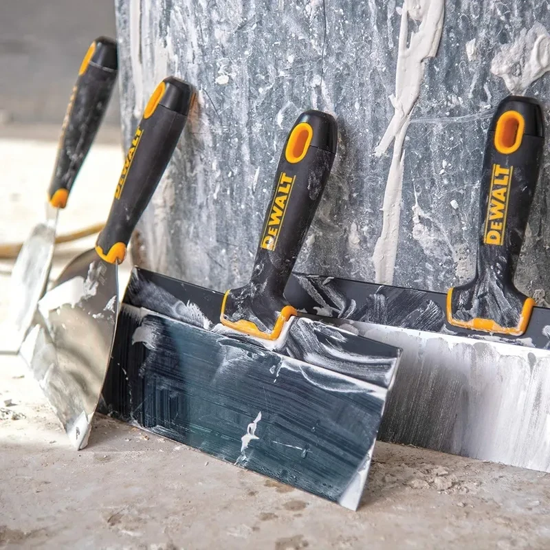 Kit X5 Espatula Profesional Dewalt Inox Durlock Enduido Yeso 3