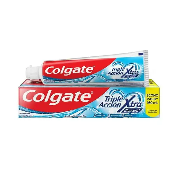pasta colgate triple acción xtra blancura 160 ml
