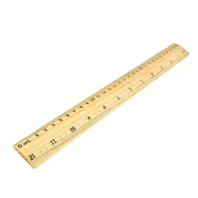Regla de madera de 30 cm graduada 3