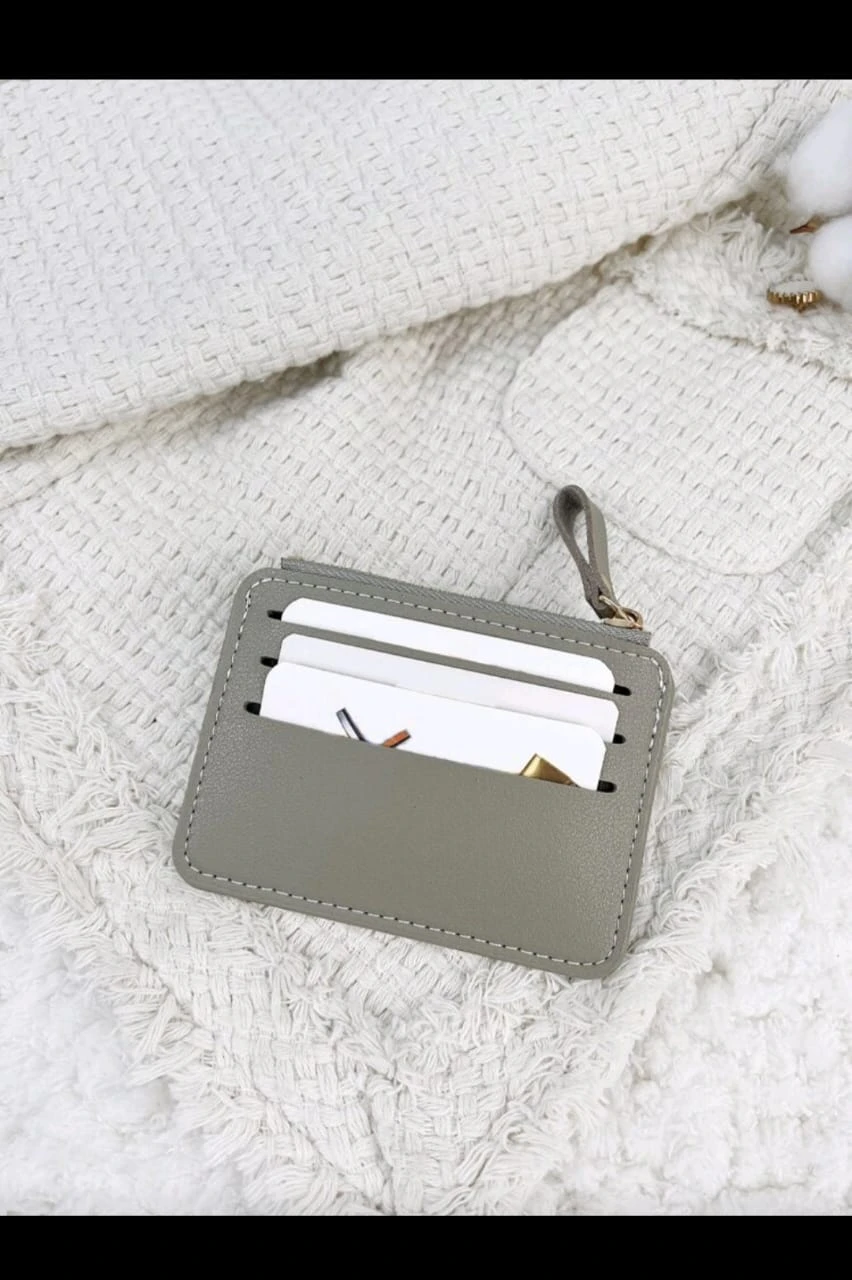 Monedero Tarjetero Southland Ultra-Slim– Diseño Minimalista en Poliuretano con Cierre Dorado. 2
