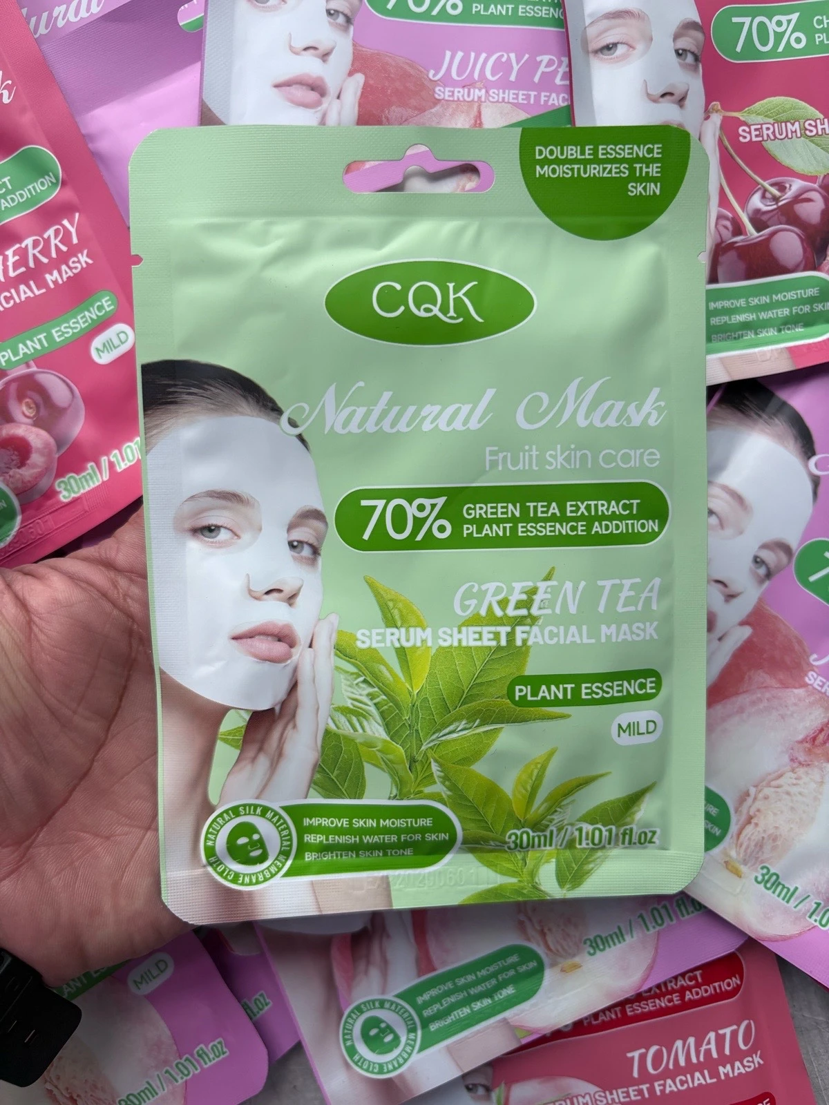 paquete de 10 mascarillas frutales  5