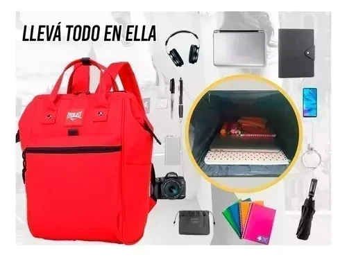 Mochila Everlast Roja 21718