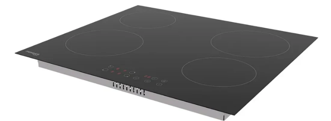 ANAFE ELECTRICO VITROCERAMICO 4 HORNALLAS MAVERICK 60CM NEGRO  4