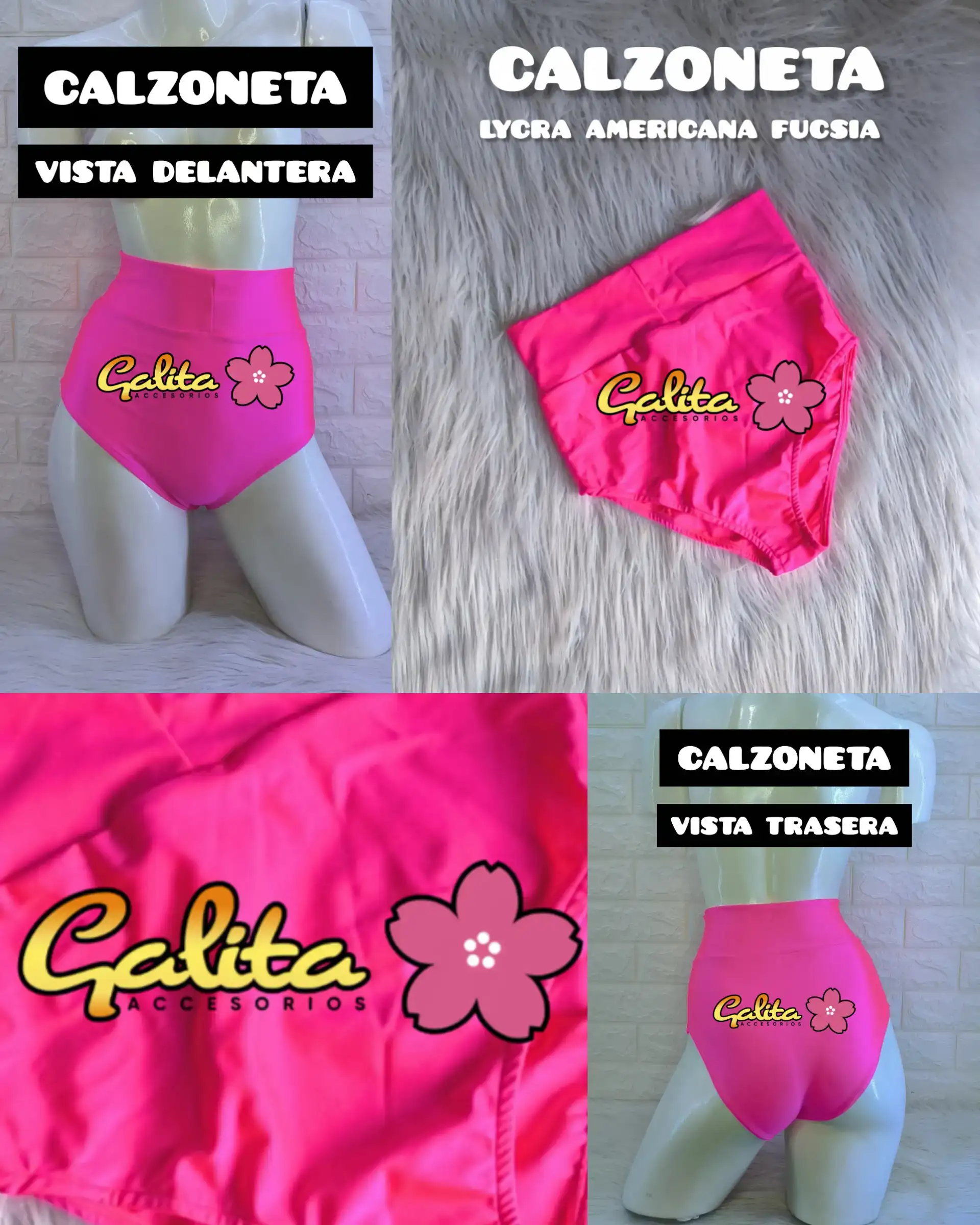Lycra Fucsia - Talla M