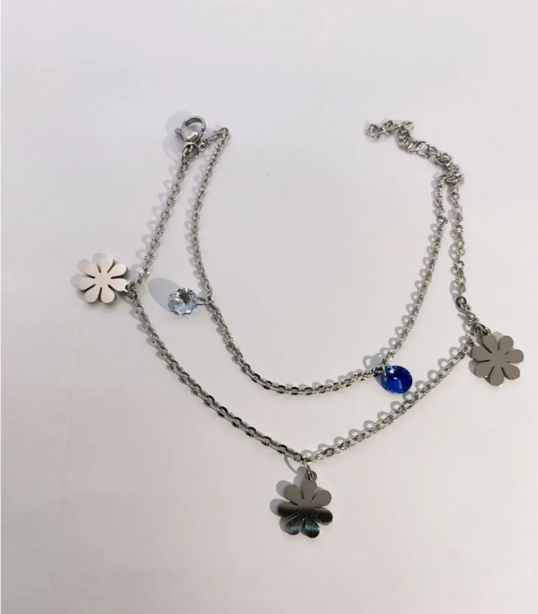 Pulsera doble flor