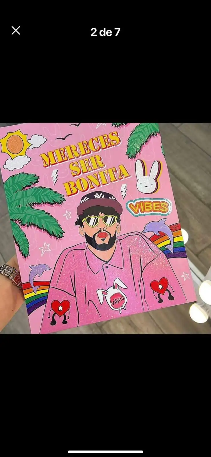 Sombra doble gigante bad bunny 