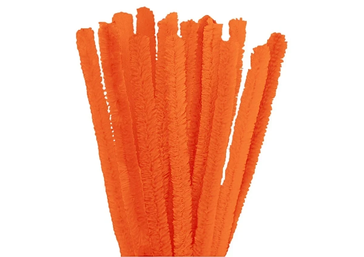 un limpia pipas naranja terciopelo  2