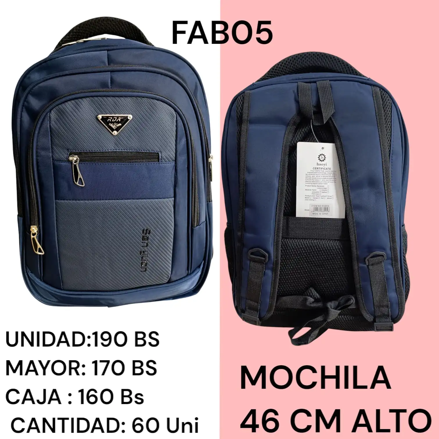 MOCHILA FAB05