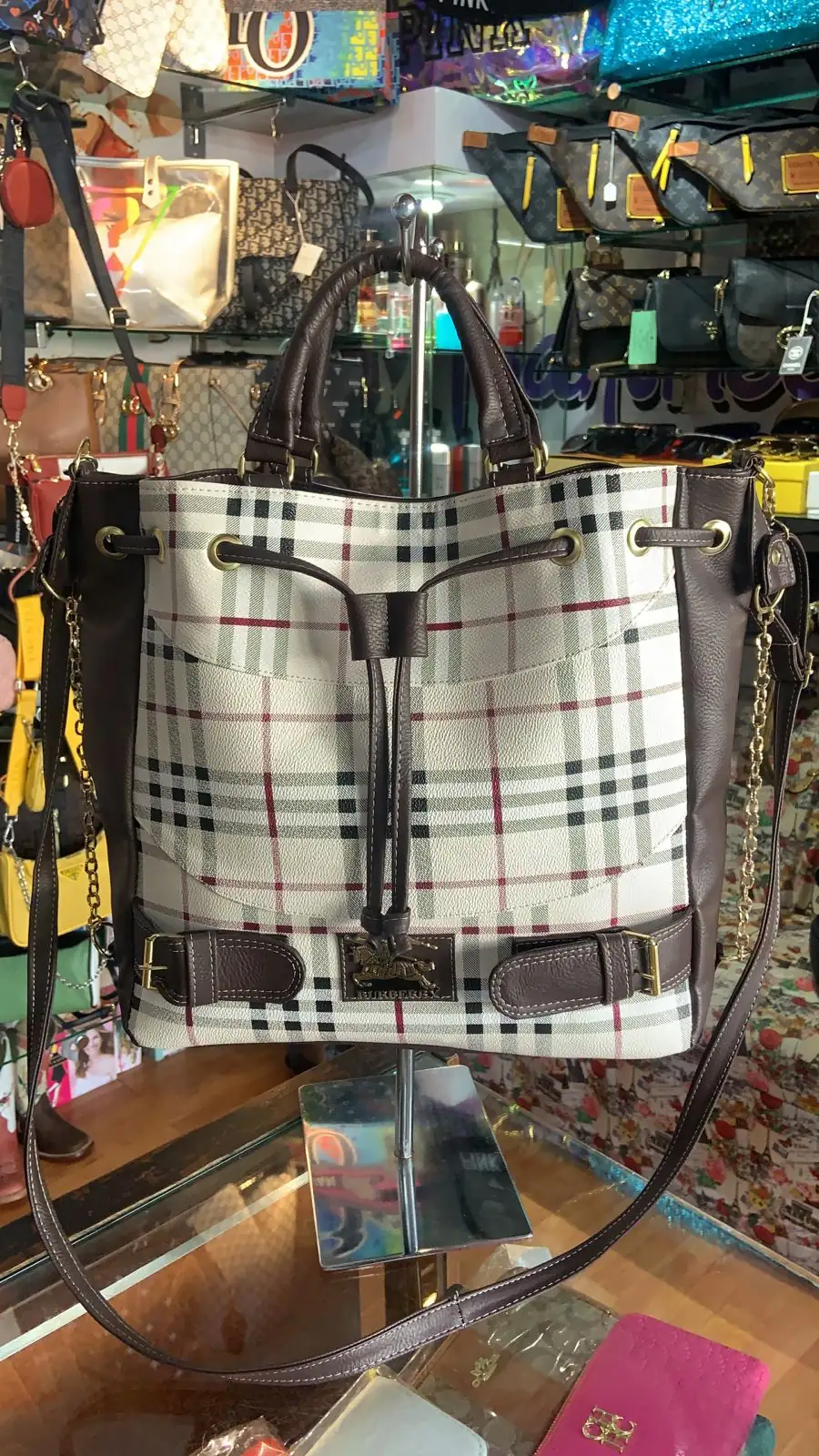 Bolso Burberry clon