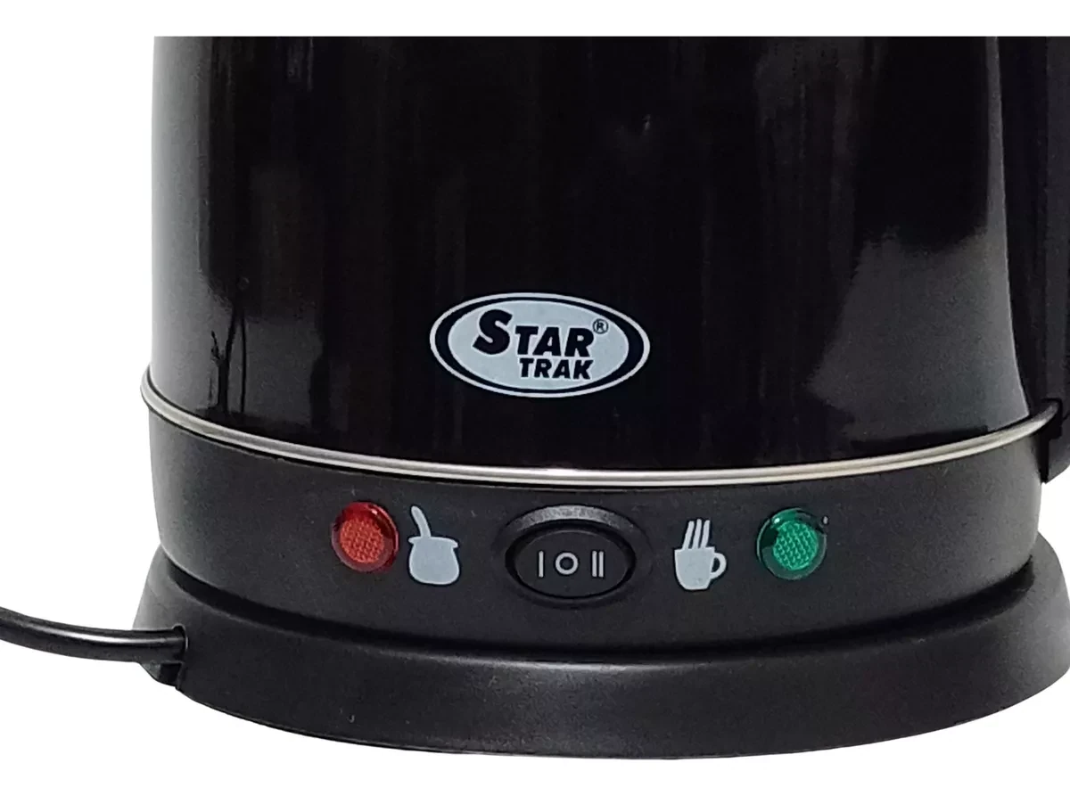 Pava Jarra Eléctrica Startrak Negra Aceroinox Corte Mate 1.8 2