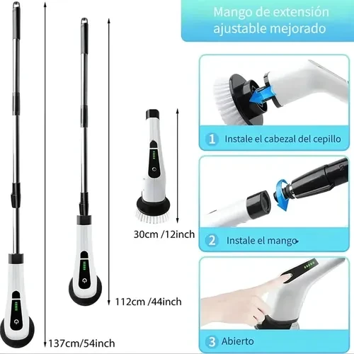 Cepillo Eléctrico de limpieza 7 en 1 6
