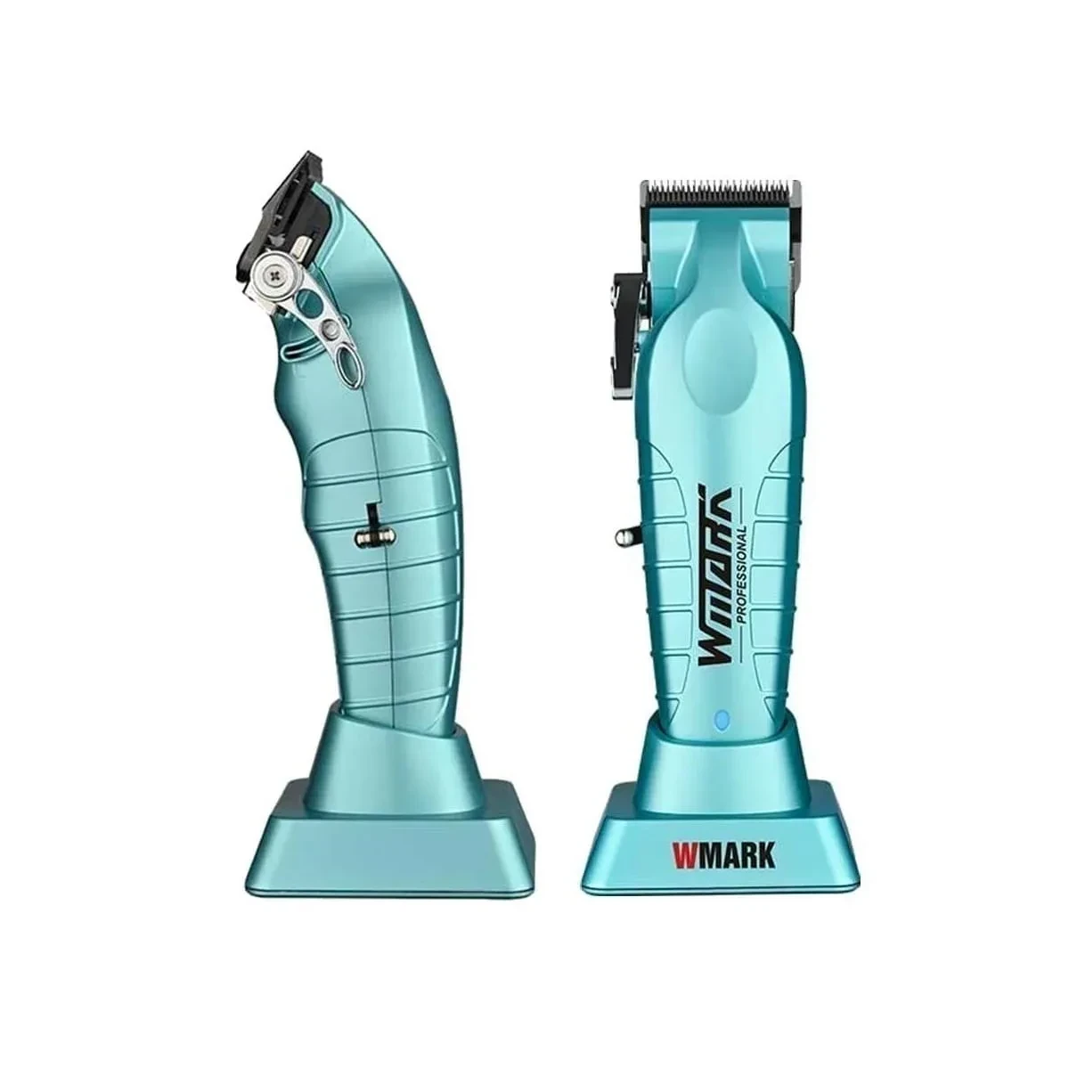 Maquina Clipper Profesional Wmark Ng133 Celeste Barberia 2
