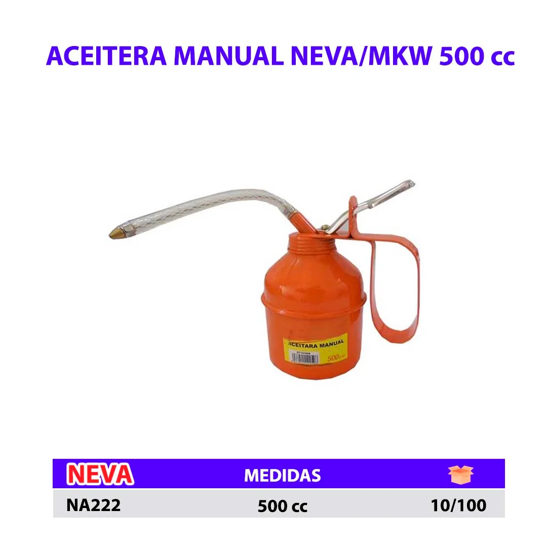 ACEITERA MANUAL Neva/MKW 500 cc