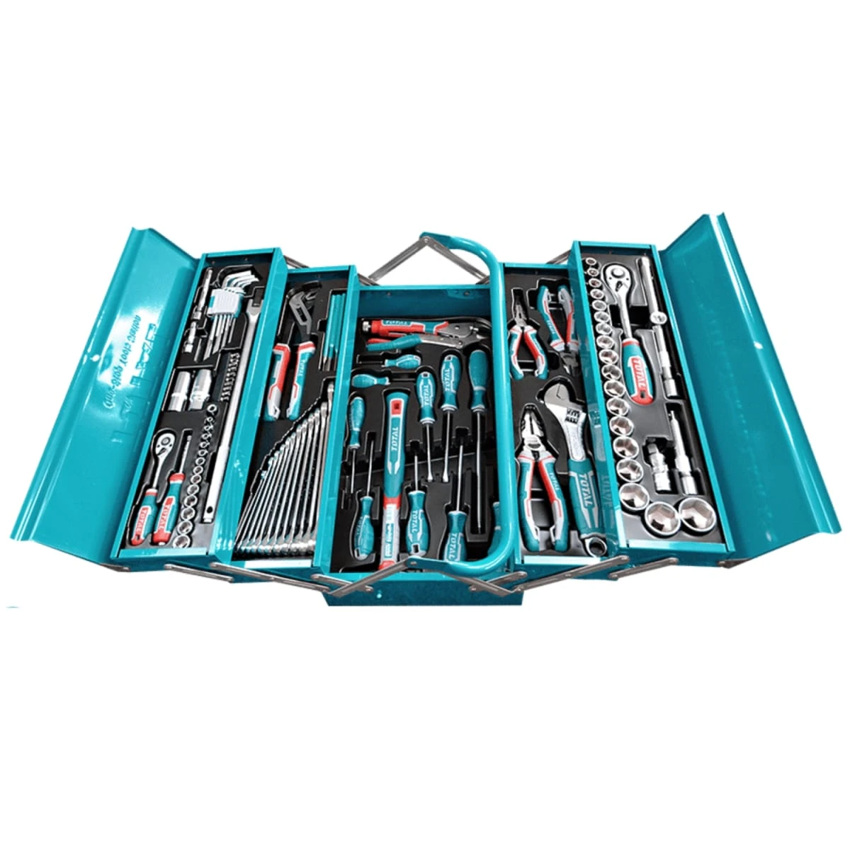 Set de herramientas manuales 108pcs con maletin total 2