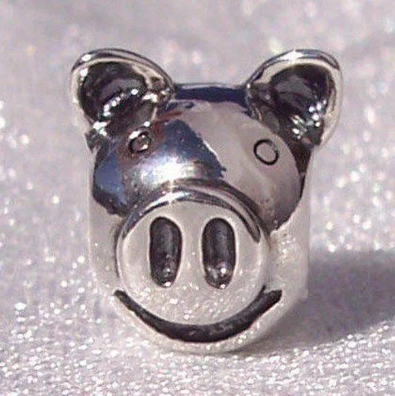 charm Pig S925 compatible con pulseras Pandora
