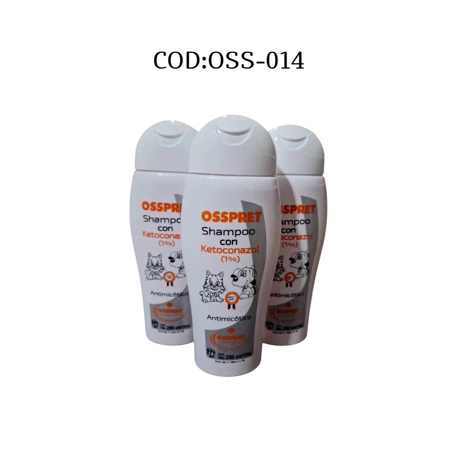 SHAMPOO OSSPRET KETOCONAZOL AL 1%