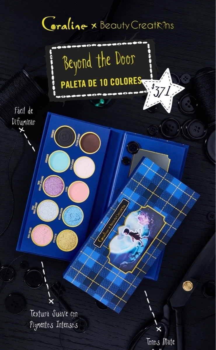 Paleta 10 colores Coraline xbeauty creations