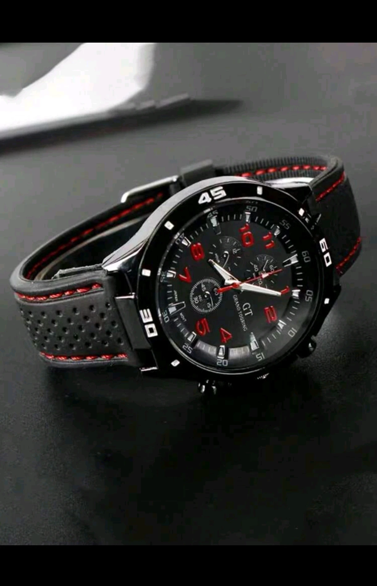 Reloj Deportivo GT Grand Touring Racing - Black & Red 2