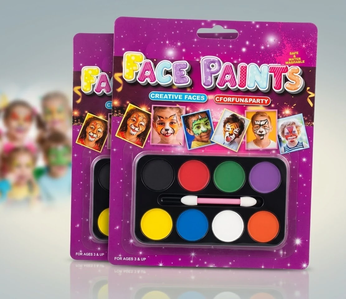 Puntura maquillaje artistico 8 colores