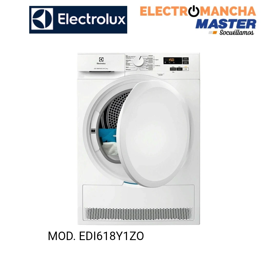 SECADORA ELECTROLUX EDI618Y1ZO 8 KILOS A++