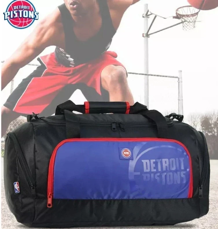 BOLSO DEPORTIVO NBA DETROIT PISTONS CON BOTINERO