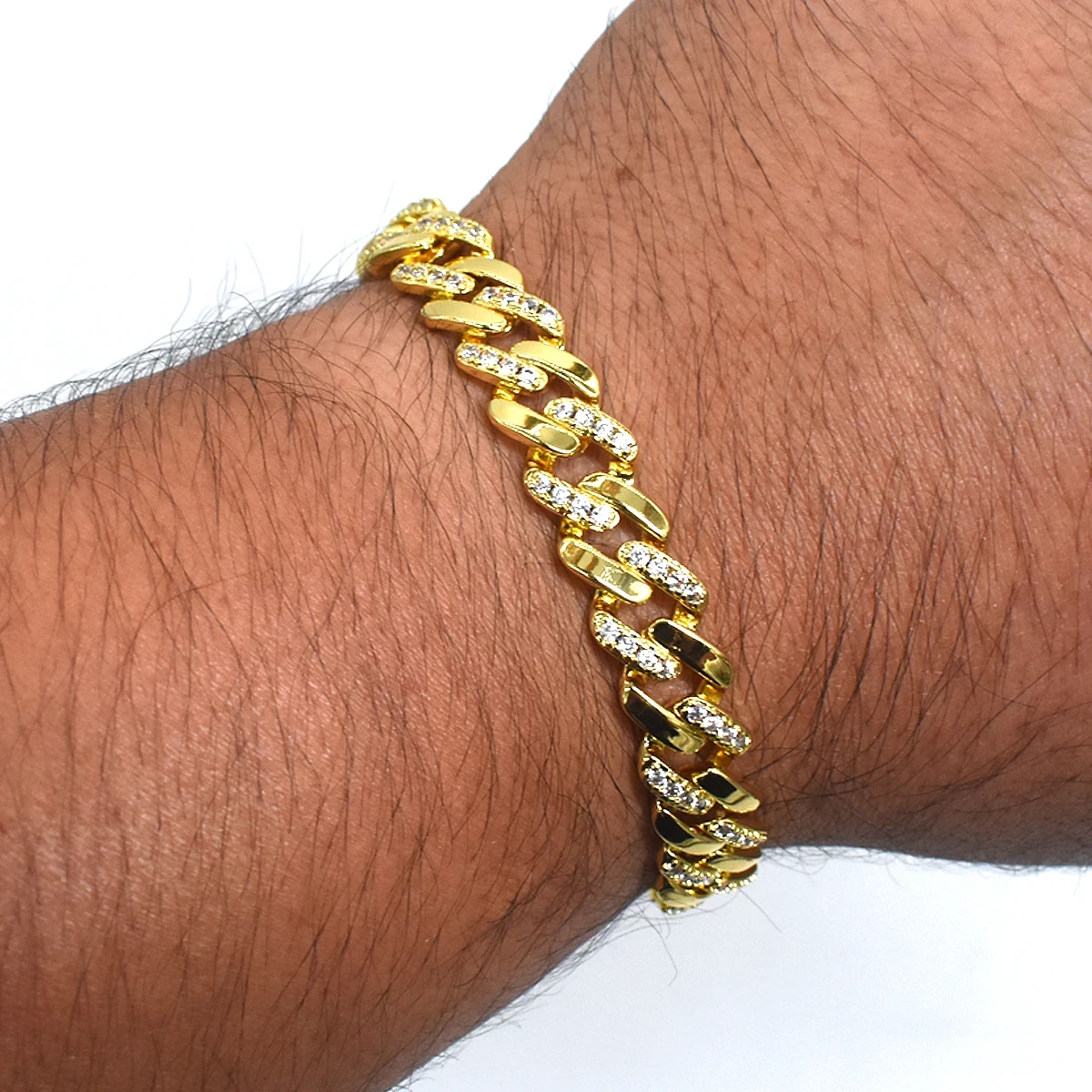 ESCLAVA -  EN ORO CON DIAMANTES 