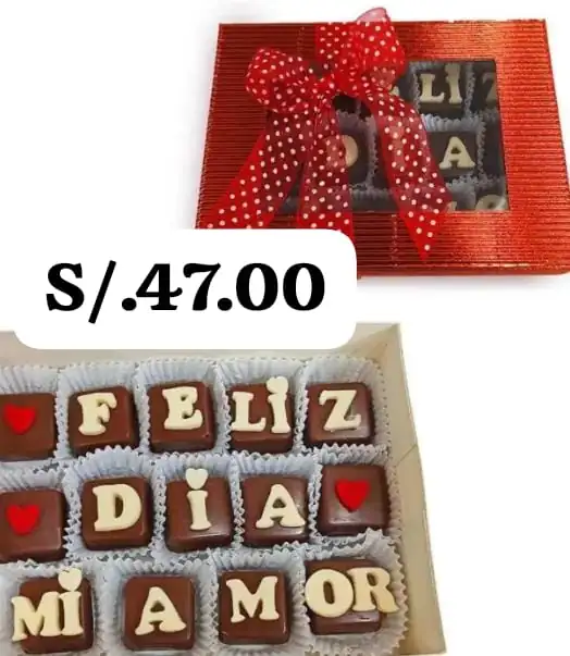Cajita de trufas personalizadas 