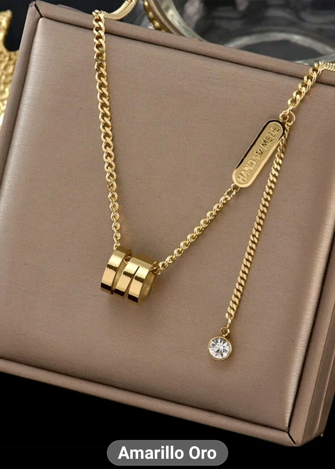 Collar de acero inoxidable 