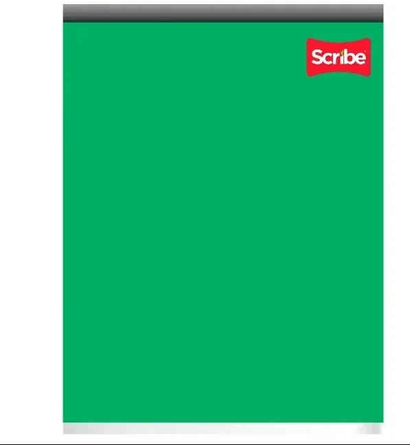 Block tamaño carta rayado scribe 80 hojas engomado  2