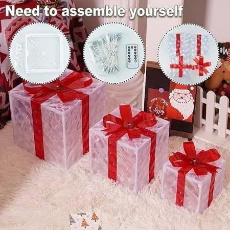 CAJA 📦 DE REGALO 🎁 CON LUZ  3
