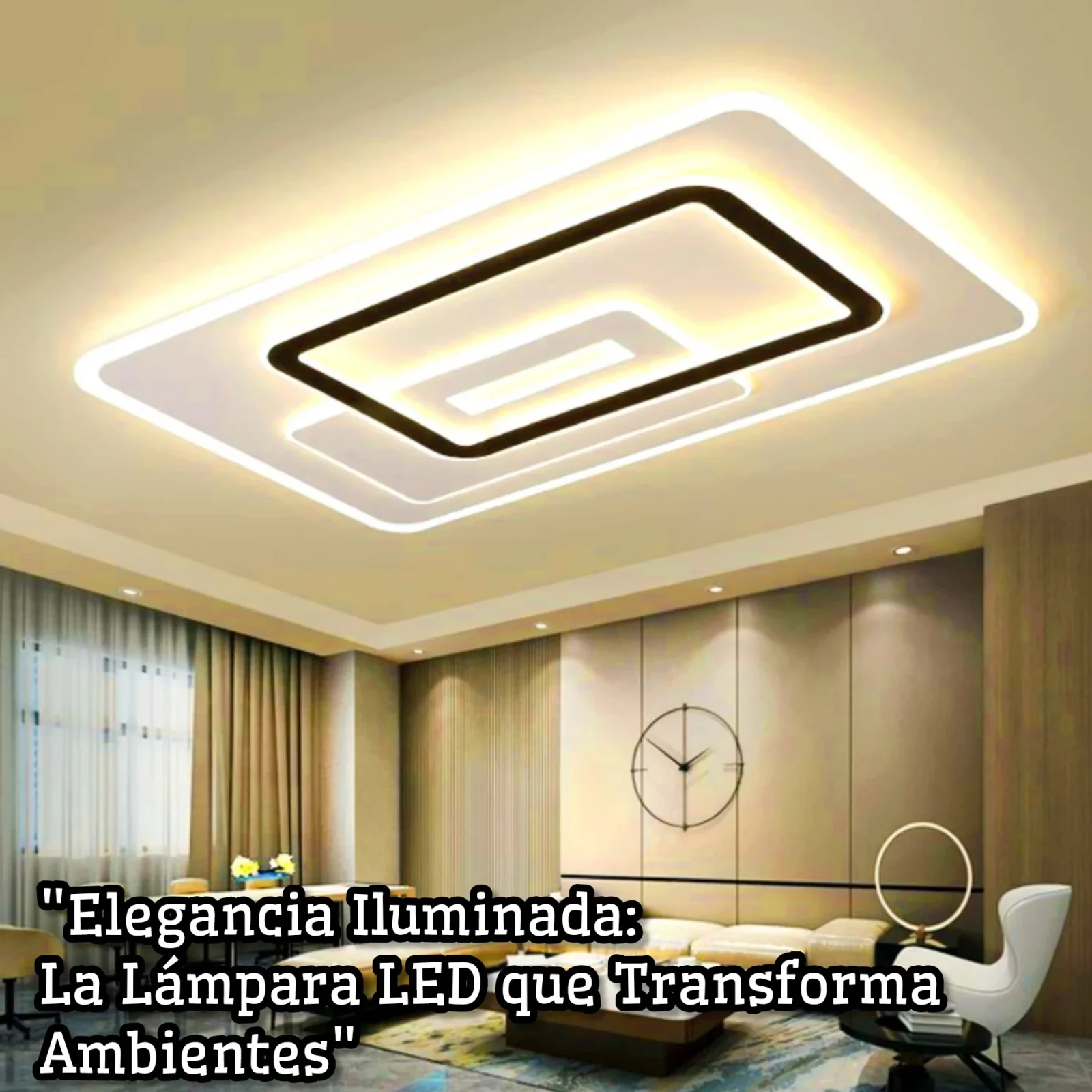 Lámpara de Techo 03 tonos de luces  6