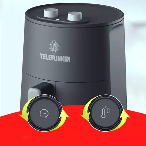 Freidora De Aire Telefunken Easyfryer-2600  2,6Lts Negro 2